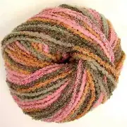 4 BALLS of TOFFEE & TAFFY MONIQUE SUPER BULKY YARN TRENDSETTER YARNS - 300 YDS