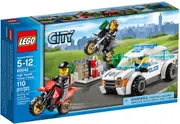 LEGO 60042 High-Speed Police Chase Car & Motorcycle Set