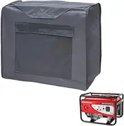 ReignSword Outdoor Generator Cover 20.4x11.4x16.1 Inches, Portable Equipment Cover for Most 2000W-2500W Outdoor Inverter Generators, Compatible with Honda EU2000i, 2200i, Camco (Black)