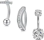 [MODRSA] Small Belly Button Ring Small Navel Ring Tiny Belly Button Ring Clicker Belly Button Ring Petite Belly Ring Simple