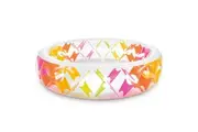 Intex 2.29m Round Swin Center Pinwheel Inflatable Kids Pool Swimming Outdoors 6+