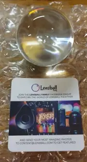 60mm Crystal Clear Lensball Ball Sphere