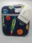 Pottery Barn Kids Mackenzie Classic Navy Space Lunch Bag Box 8x4x9 #2CC
