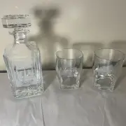 L.A. Lakers 75th Anniversary - Whiskey Decanter Set - 2 Glasses