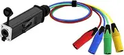 4 Channel 3-Pin Multi Network Snake Receiver to Single Ethercon Cable Box Extender-CAT5 Cable(D1003J-M-Mix,2.9M)