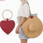 LOVE SHAPE HAT HOLDER, WALLET BUCKLE ANTI-LOST PU LEATHER MA