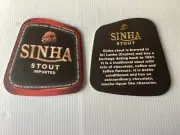 2 x SINGHA Brewery,," Singha Stout " BEER Coaster