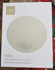 GHD Helios Professional Hairdryer White with Diffuser and Hair Oil - BRAND NEW