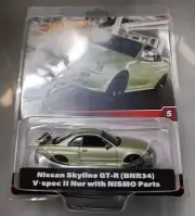 HOT WHEELS Premium NISSAN SKYLINE GT-R (BNR34) V-Spec II Nur With Nismo Parts