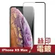 iPhoneXSMax 滿版電鍍9H鋼化膜手機保護貼(XSMax保護貼 XSMax鋼化膜)