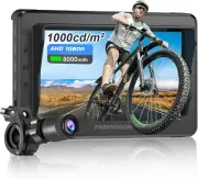 PARKVISION Handlebar Bike Mirror, Bicycle Rear View Camera with Anti-Glare Su...