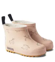 [Liewood] Liewood Jesse faux shearling-lined rain boots UK 13 pink