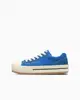日本限定 Converse ALL STAR Ⓡ BOARDERSTAR OX 寬版粗鞋帶 藍色/ 25 cm