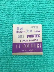 Jaeger Lecoultre Watch Gilt Pointex Hands Pair, 8N