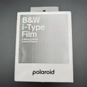 Polaroid B&W Film for I-Type (8 Photos) Black White - New