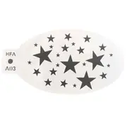 Face Painting Stencil - A03 Star Group