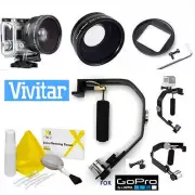 WIDE ANGLE LENS + MACRO LENS + VIDEO PHOTO STABILIZATION SYSTEM FOR GOPRO HERO4