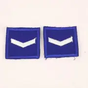 2 Vtg WWII United States Army Civil Air Patrol Cadet Chevron Patches NOS No Glow