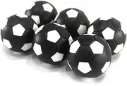 WOONEKY 12pcs Mini Table Soccer Balls Replacement Foosballs for Fun Games Black White Design Accessory for Family Friends Gatherings