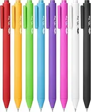 Mr. Pen Retractable Gel Pens, 8 Pack, Fine Point 0.7mm, Multicolor, Ambidextrous, Roller Ball Pens