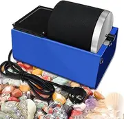 Electric Rock Tumbler Machine, Rock Tumbler Kit with Leakproof Rubber Barrel and Durable Motor, Gemstones Polisher, Running Silently, Settings Easily, for Crystals, Stone, Glass, Metal