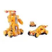 Orange Space Transforms Remote Control Car Robot R/C Toy 27MHz + Lights/Sounds