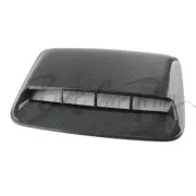 Carbon Fiber Universal Car Hood Scoop Vent Air Flow Intake Bonnet Decor Cover