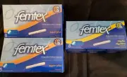 24 Count Femtex Super Plus & Regular Tampons [3 x 8 Pack]