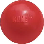 KONG - Ball with Hole - Durable Rubber, Fetch Toy - for Medium/Large Dogs Siz...