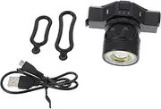 Happyyami Bicycle Headlamps Rechargeable Bike Lights Professional Bike Lamp Outdoor Bike Light Night Riding Accessory Abs Material
