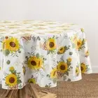 Home Fashions Sunflower Season Vintage 60x84 Oval (Tablecloth) Multi Color