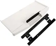 jojofuny 1 Set Under Desk Keyboard Tray Ergonomic Sliding Keyboard Holder for Comfortable Workspace Easy Installation Includes Slide Out Platform
