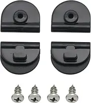 Battery Cover 4 X Pcs Battery Side Cover Button Clips L&R Fit For Harley-Davidson Sportster XL883 XL1200 Forty-Eight Iron 2004-2022 Battery Terminal Cover