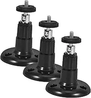 3pcs Adjustable Security Camera Wall Mount Bracket Sturdy Holder for Various Cameras Easy Installation Flexible Angle for Use
