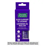 Thursday Plantation Sleep Support & Calming Lavender Oil Roll-on 9ml