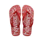 HAVAIANAS TOP LOGOMANIA 女 紅 哈瓦仕 變形蟲 夾腳拖 拖鞋 4148449-1440U