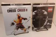 Creed 3 Movie Collection 4K/Blu-ray Steelbooks - EU IMPORT-NEW-Box Shipping