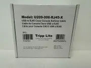 TRIPP LITE U209-006-RJ45-X USB TO TJ45 CISCO CONSOLE ROLLOVER CABLE NEW