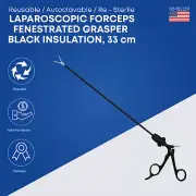Laparoscopic Fenestrated Grasping Forceps 33cm Jaws Surgical Instruments Premium