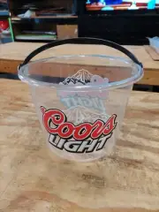 Coors Light Beer Plastic Ice Bucket NEW