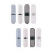 2 Pieces Travel Toothbrush Case Toothpaste Carrier Toothbrushes