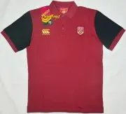 BNWT - QLD Maroons Polo Shirt State of Origin Kids Youths NRL Polo - Size: 14