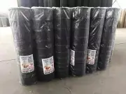 Dog Fence 25m Roll 1.5m H Black Welded Fence Graduated Pet Fencing Pen Mesh