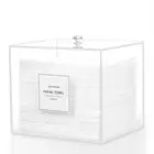 Disposable Face Towel Holder, Acrylic Face Towelettes Storage Box Compatible ...