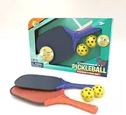 Lollipop Kids Pickleball Competition Set - Includes 2 Wooden Rackets and 2 Pickleballs for Championship Play