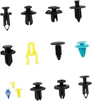 GLEAVI 555Pcs Car Body Bumper Rivet Trim Moulding Retainer Clip Fastener Kit with Screwdriver Durable Clips for Easy Installation Automotive Trim and Bumpers