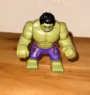 LEGO Hulk Minifigure 2015 Marvel Avengers Age of Ultron 76031 Purple Pants