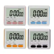 Large LCD Magnetic Timer Clock for Cooking & Activities Countdown & Alarm
