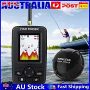 Wireless 125KHZ 45m/147ft Sonar Fishing Detector Portable for Ice Fishing Sea AU