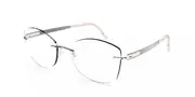 Silhouette Blend 5555 7000 Men's Glasses Grey Size 52 - Private Health Rebate - Blue Light Block Available